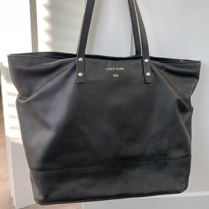 Cole Haan Black Leather Shoulder Bag